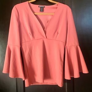 NWOT Dusty Pink Top. Size large